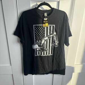 Cat Large Shirt NWT Black gray T Shirt (z1)